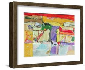 Provence: Lavender Field, 2008-Derek Balmer-Framed Giclee Print