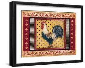 Provence Rooster II-Kimberly Poloson-Framed Art Print