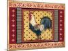 Provence Rooster II-Kimberly Poloson-Mounted Art Print