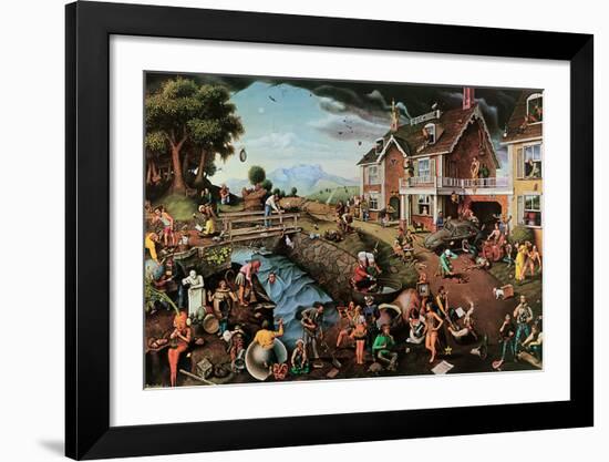 Proverbidioms-T^ E^ Breitenbach-Framed Art Print