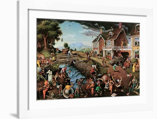 Proverbidioms-T^ E^ Breitenbach-Framed Art Print