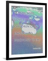 Proverbs 13:24-Cathy Cute-Framed Giclee Print