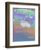 Proverbs 13:24-Cathy Cute-Framed Giclee Print