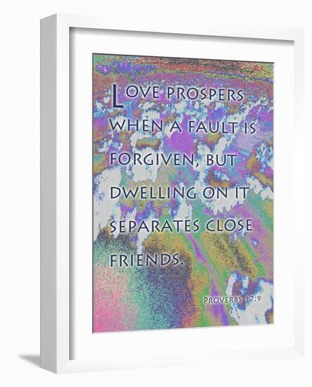 Proverbs 17:17-Cathy Cute-Framed Giclee Print