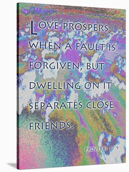 Proverbs 17:17-Cathy Cute-Stretched Canvas