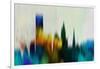 Providence Downtown Skyline-NaxArt-Framed Art Print