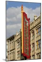 Providence Performing Arts Center marquee sign, Providence, Rhode Island-null-Mounted Photographic Print