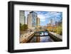 Providence, Rhode Island Cityscape at Waterplace Park.-SeanPavonePhoto-Framed Photographic Print