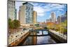 Providence, Rhode Island Cityscape at Waterplace Park.-SeanPavonePhoto-Mounted Photographic Print