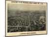 Providence, Rhode Island - Panoramic Map-Lantern Press-Mounted Art Print