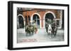 Providence, Rhode Island - Richmond Street Fire Station-Lantern Press-Framed Art Print