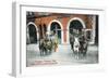 Providence, Rhode Island - Richmond Street Fire Station-Lantern Press-Framed Art Print