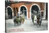 Providence, Rhode Island - Richmond Street Fire Station-Lantern Press-Stretched Canvas