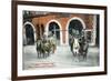 Providence, Rhode Island - Richmond Street Fire Station-Lantern Press-Framed Premium Giclee Print