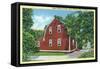 Providence, Rhode Island, Roger Williams Park View of Betsy Williams Cottage-Lantern Press-Framed Stretched Canvas