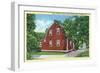 Providence, Rhode Island, Roger Williams Park View of Betsy Williams Cottage-Lantern Press-Framed Art Print