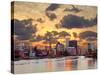 Providence Rhode Island Skyline.-SeanPavonePhoto-Stretched Canvas