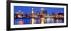 Providence, Rhode Island, USA Panorama from across the Providence River.-SeanPavonePhoto-Framed Photographic Print