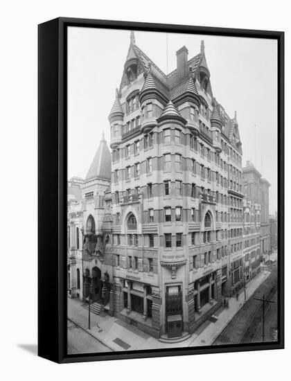 Provident Life and Trust Company Building-null-Framed Stretched Canvas