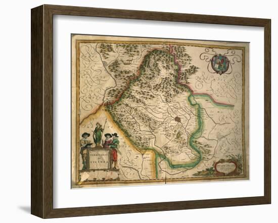 Province of Vicenza from Theatrum Civitatum Et Admirandorum Italiae-Joan Blaeu-Framed Giclee Print