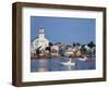 Provincetown Harbor and Town, Cape, Cod, Massachusetts, USA-Walter Bibikow-Framed Photographic Print