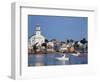 Provincetown Harbor and Town, Cape, Cod, Massachusetts, USA-Walter Bibikow-Framed Photographic Print