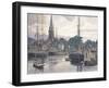 Provincetown Sunset-Stanton Manolakas-Framed Giclee Print