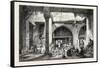 Provincial Coffee-House, Egypt, 1879-null-Framed Stretched Canvas