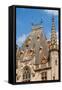 Provincial Court in The Markt or Market Square, Bruges, West Flanders, Belgium.-Michael DeFreitas-Framed Stretched Canvas