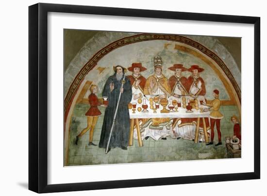 Proving His Innocence for Having Broken Eucharistic Fasting-null-Framed Giclee Print