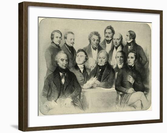 Provisional Government of the Second French-Achille Deveria-Framed Giclee Print