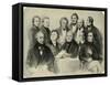 Provisional Government of the Second French-Achille Deveria-Framed Stretched Canvas