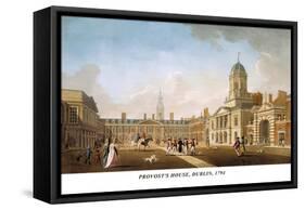 Provost's House, Dublin, 1794-James Malton-Framed Stretched Canvas