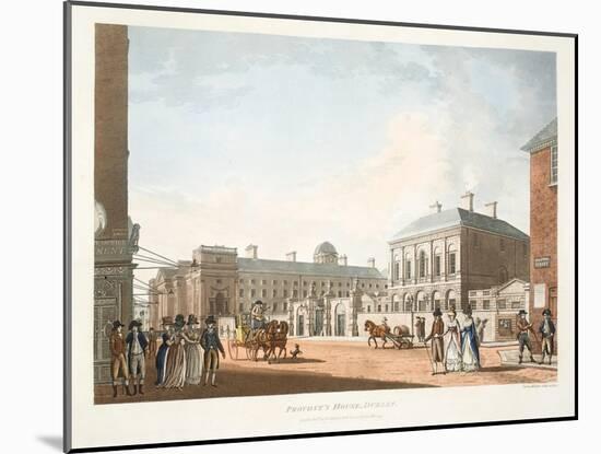Provost's House, Dublin, 1794-James Malton-Mounted Giclee Print