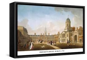 Provost's House, Dublin, 1794-James Malton-Framed Stretched Canvas