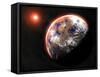 Proxima Centauri B Exoplanet-null-Framed Stretched Canvas