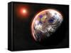 Proxima Centauri B Exoplanet-null-Framed Stretched Canvas