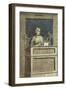 Prudence, Female Figure Sitting at a Desk-null-Framed Giclee Print