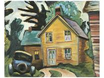 Farmhouse and Car-Prudence Heward-Art Print