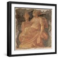 Prudence, One of the Four Cardinal Virtues-Nicolò dell' Abate-Framed Giclee Print