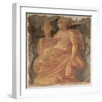 Prudence, One of the Four Cardinal Virtues-Nicolò dell' Abate-Framed Giclee Print