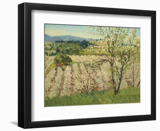 Prune Orchard, Los Gatos, California-Theodore Wores-Framed Giclee Print