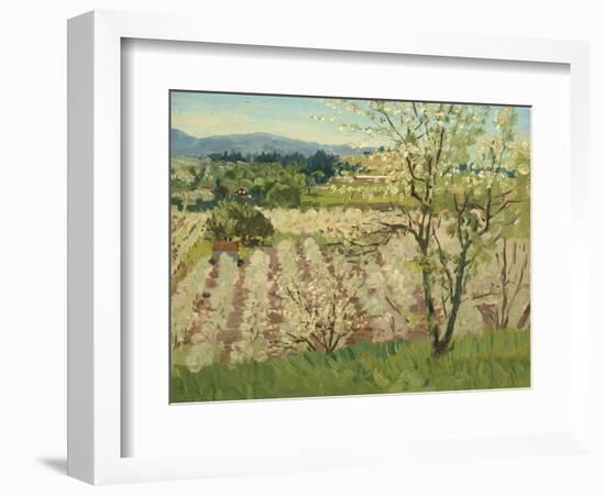 Prune Orchard, Los Gatos, California-Theodore Wores-Framed Giclee Print