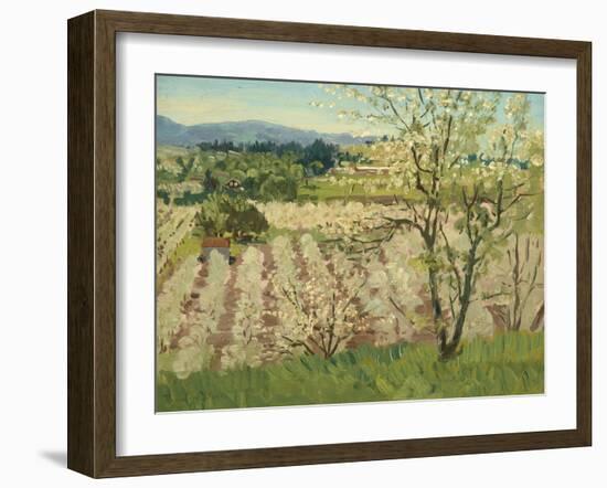 Prune Orchard, Los Gatos, California-Theodore Wores-Framed Giclee Print