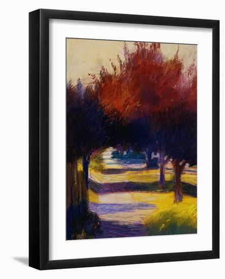 Prunus-Lou Wall-Framed Giclee Print