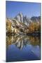 Prusik Peak and Larch Trees Reflected in Lake-Jamie & Judy Wild-Mounted Photographic Print