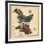 Prussia, Geographical Fun: Being Humourous Outlines of Various Countries, 1869-Lilian Lancaster-Framed Giclee Print