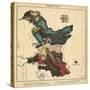 Prussia, Geographical Fun: Being Humourous Outlines of Various Countries, 1869-Lilian Lancaster-Stretched Canvas