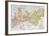 Prussia Historical Development Map-marzolino-Framed Art Print