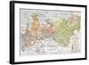 Prussia Historical Development Map-marzolino-Framed Art Print